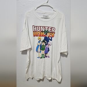 Hunter X Hunter T Shirt -  MEN'S 3XL Manga Anime Short Sleeve White Cotton B13